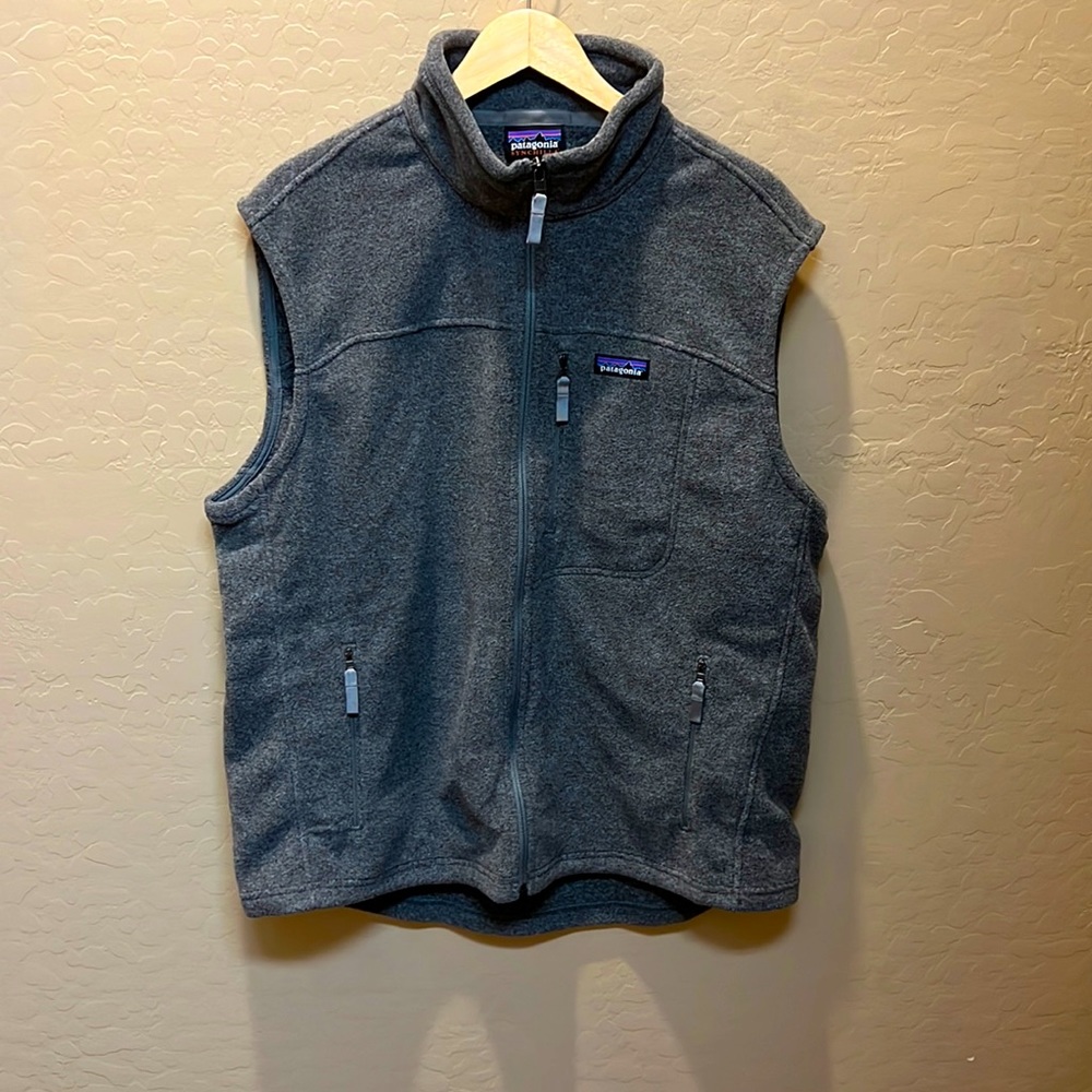 Patagonia Mens Synchilla Vest XL Grey; NWOT
